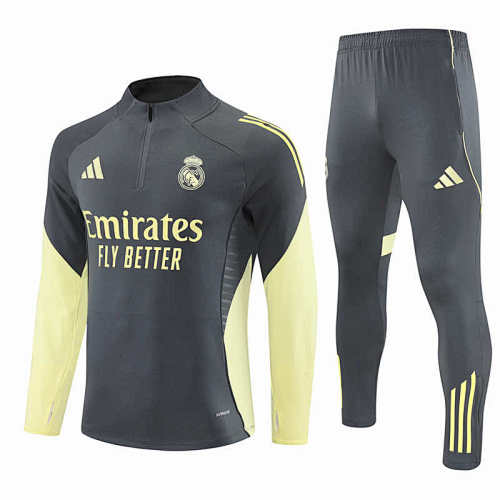 Real Madrid CF Half Zip Training Suit Set