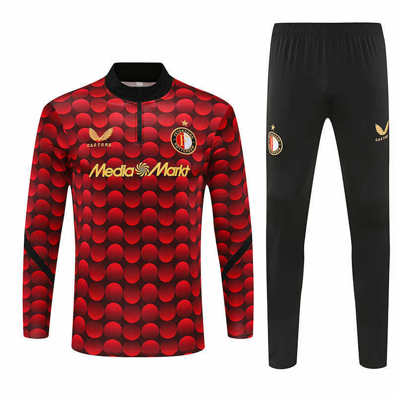 Feyenoord Rotterdam Half Zip Training Suit Set