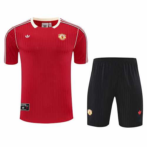 Manchester United F.C. Training Clothes Suit Short Sleeve Fan Version