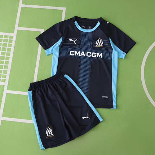 Olympique De Marseille Away Kids Kit