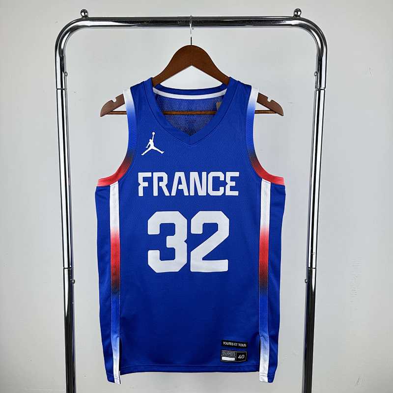 Nba France National Team 32 Wenbanyama