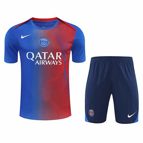 Paris Saint-Germain F.C. Training Clothes Suit Short Sleeve Fan Version