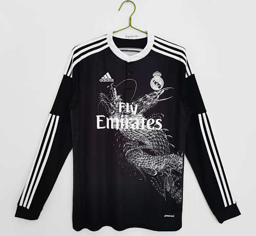 Real Madrid Away Long Sleeved Retro Fan Version