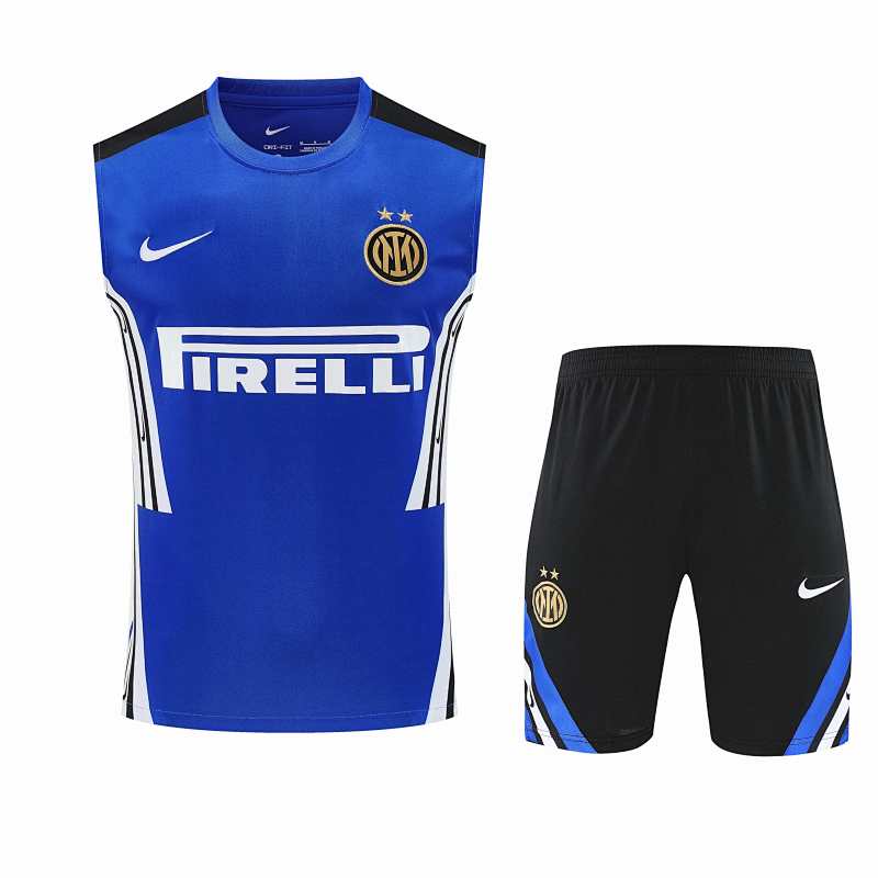 F.C. Internazionale Milano Training Clothes Suit Vest Fan Version