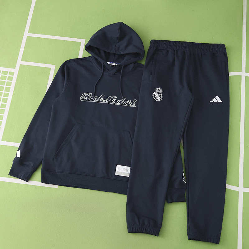 Real Madrid CF Hooded Training Suit Set