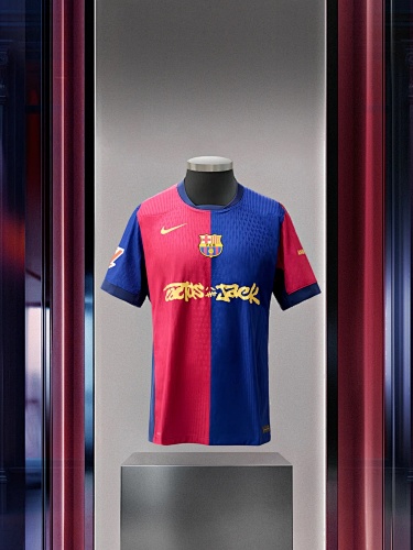 Limited Edition FC Barcelona X Travis Scott Jersey. FC Barcelona 24 25 Men S Kit Player V