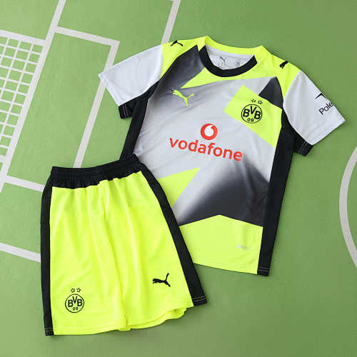 Borussia Dortmund Away Kids Kit