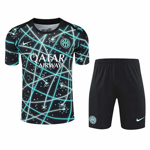 F.C. Internazionale Milano Training Clothes Suit Short Sleeve Fan Version