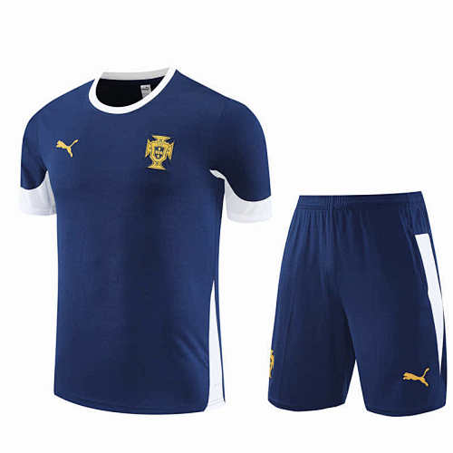 Portugal Training Clothes Suit Short Sleeve Fan Version