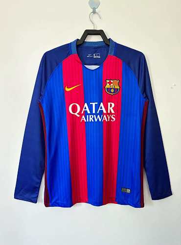 Barcelona Home Long Sleeves Retro Fan Version