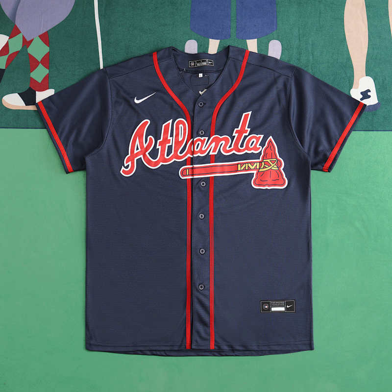 Mlb Atlanta Braves Navy Blue13NO