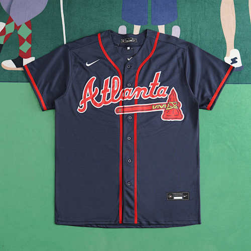 Mlb Atlanta Braves Navy Blue13NO