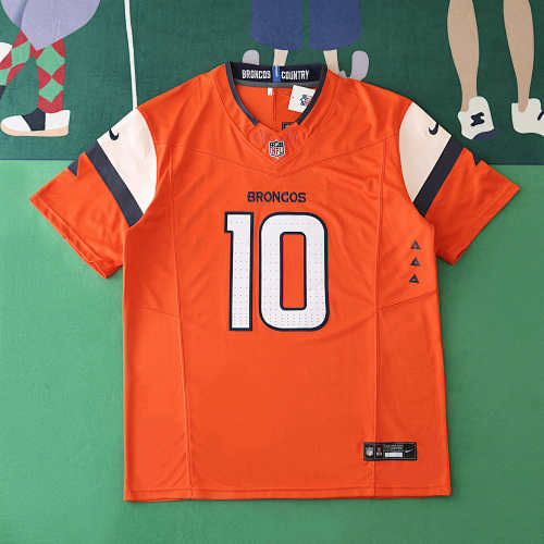 Denver Broncos Orange 3th Generation 10 Nix