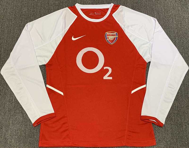 Arsenal Home Long Sleeved Retro Fan Version