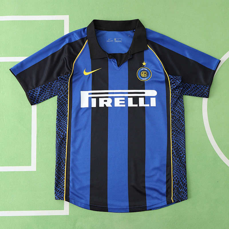 01-02 Season F.C. Internazionale Milano Home Retro Fan Version