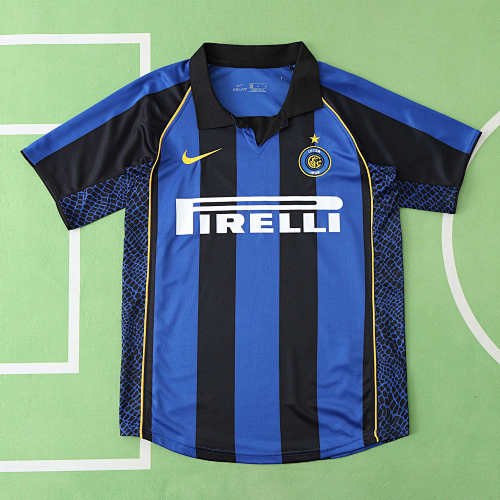 01-02 Season F.C. Internazionale Milano Home Retro Fan Version