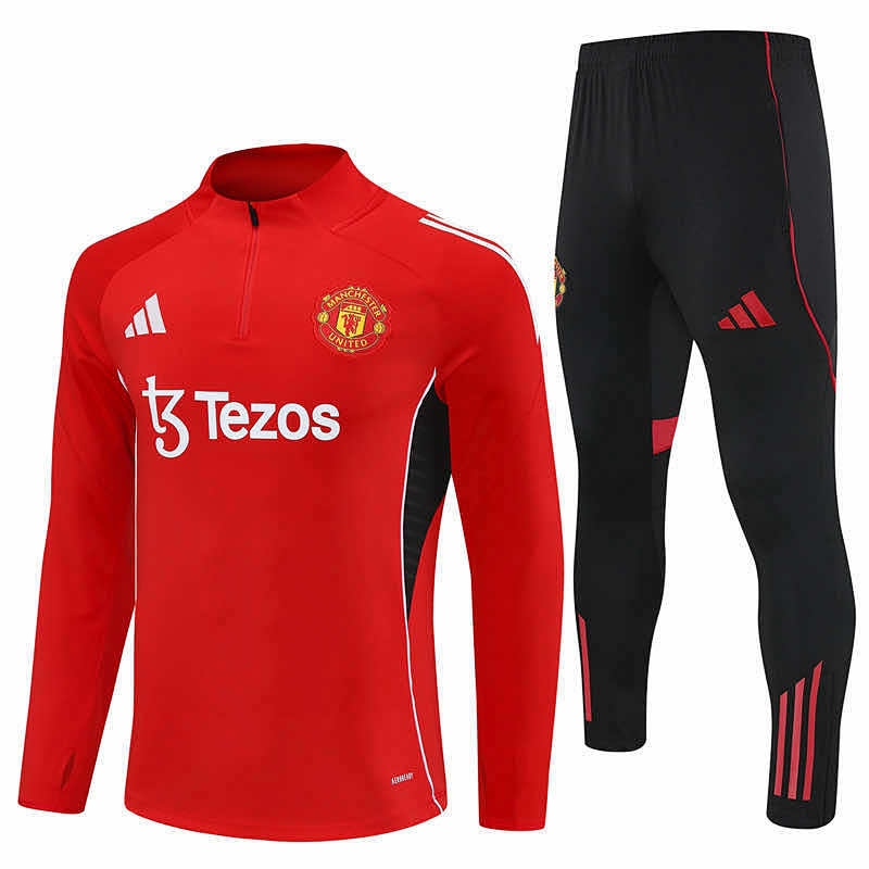 Manchester United F.C. Half Zip Training Suit Set