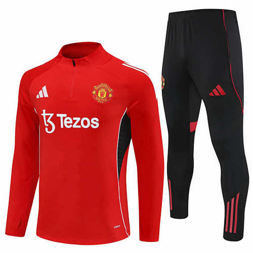 Manchester United F.C. Half Zip Training Suit Set