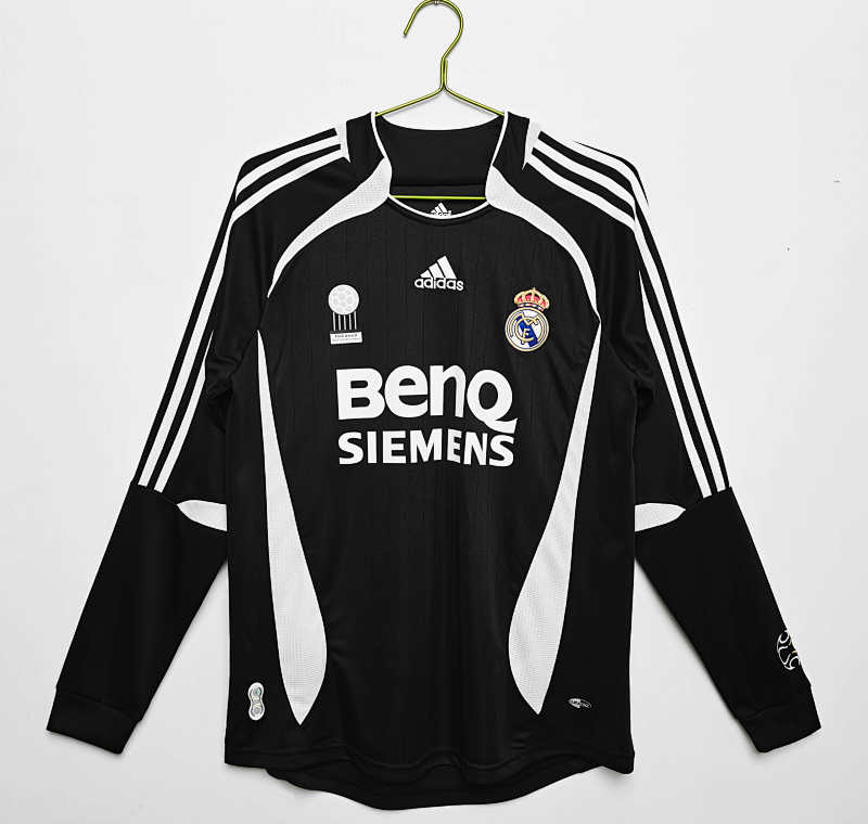 Real Madrid Third Long Sleeved Retro Fan Version