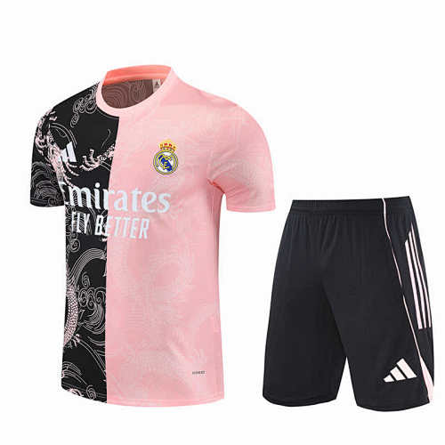 Real Madrid CF Training Clothes Suit Short Sleeve Fan Version