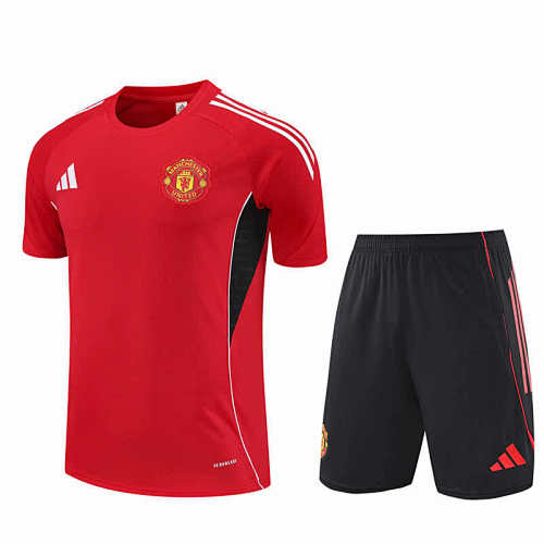 Manchester United F.C. Training Clothes Suit Short Sleeve Fan Version