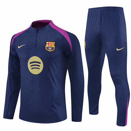 FC Barcelona Barça Half Zip Training Suit Set
