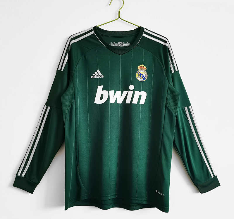 Real Madrid Away Long Sleeved Retro Fan Version