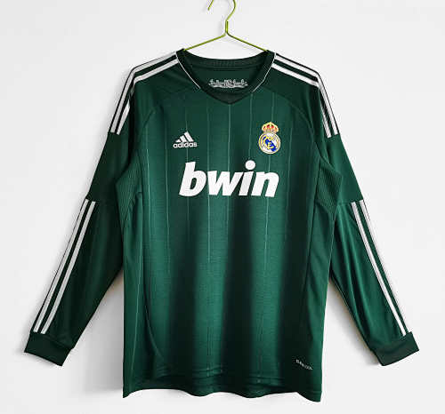 Real Madrid Away Long Sleeved Retro Fan Version
