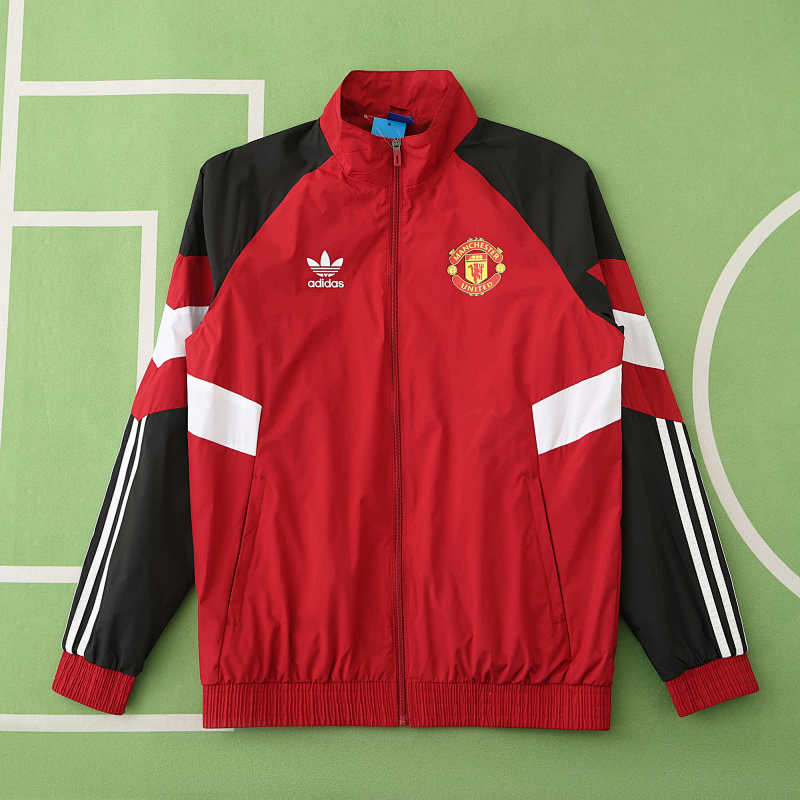 Manchester United F.C. Red Windbreaker