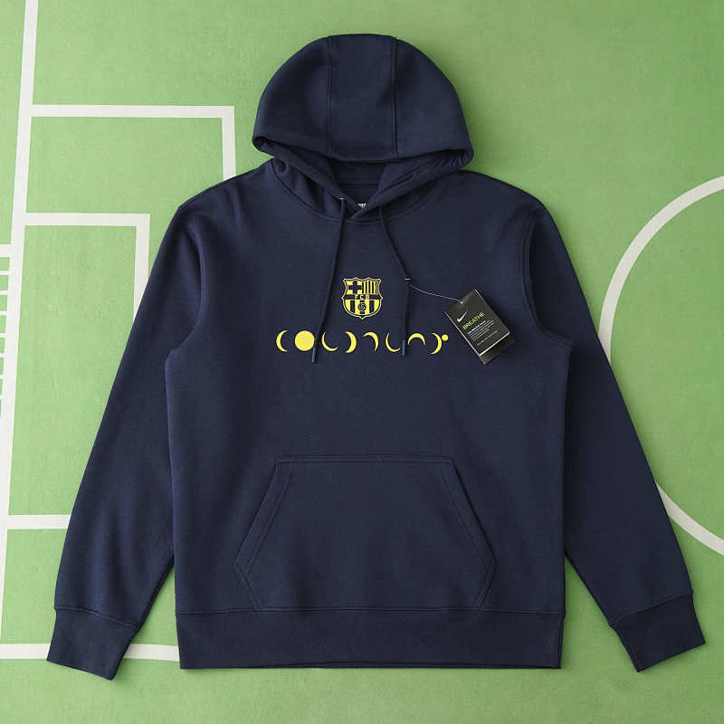 FC Barcelona Barça Black Hooded Hoodie