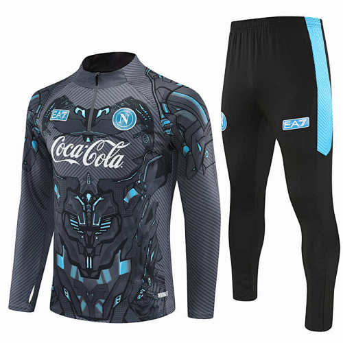 S.s.c. Napoli Half Zip Training Suit Set