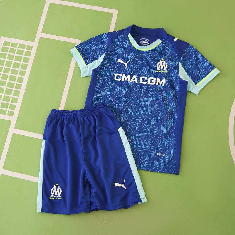 Olympique De Marseille Third Kids Kit