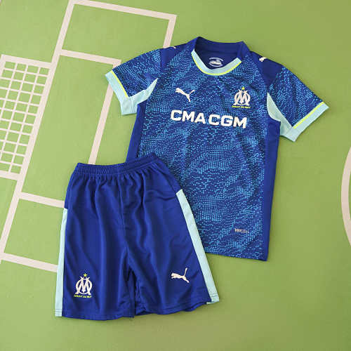 Olympique De Marseille Third Kids Kit