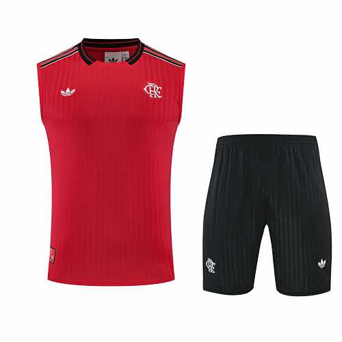 CR Flamengo Training Clothes Suit Vest Fan Version