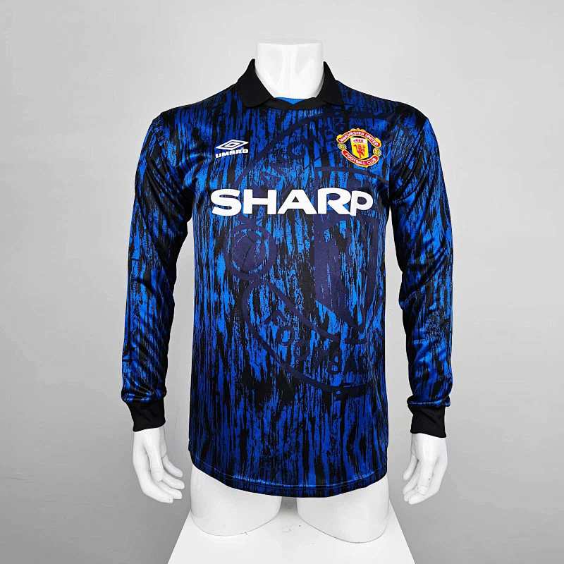 Manchester United Away Long Sleeved Retro Fan Version