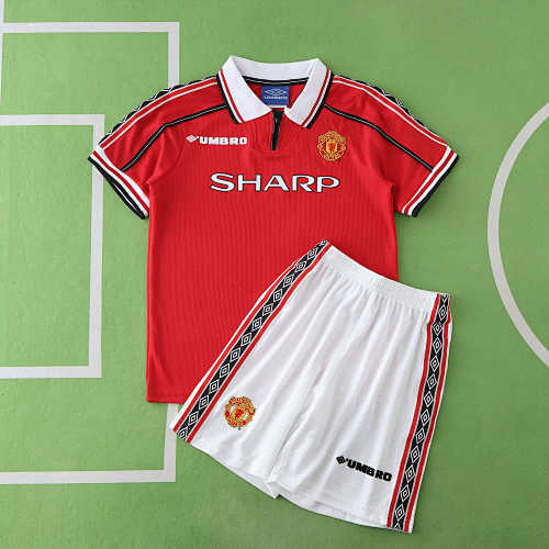 Manchester United F.C. Home Retro Kids Kit