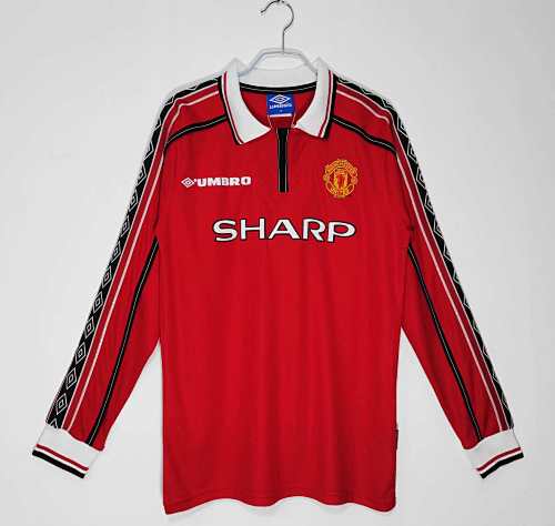 Manchester United Home Long Sleeved Retro Fan Version