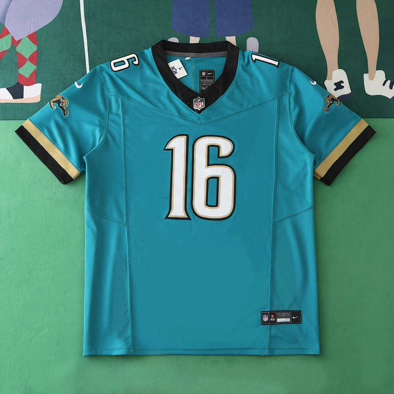 Jacksonville Jaguar Green 3th Generation 16 Lawrence