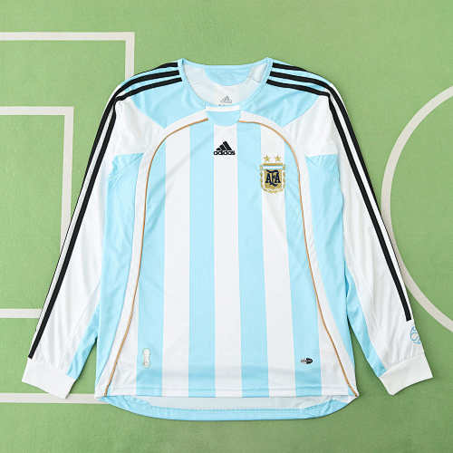 Argentina Home Long Sleeved Retro Fan Version