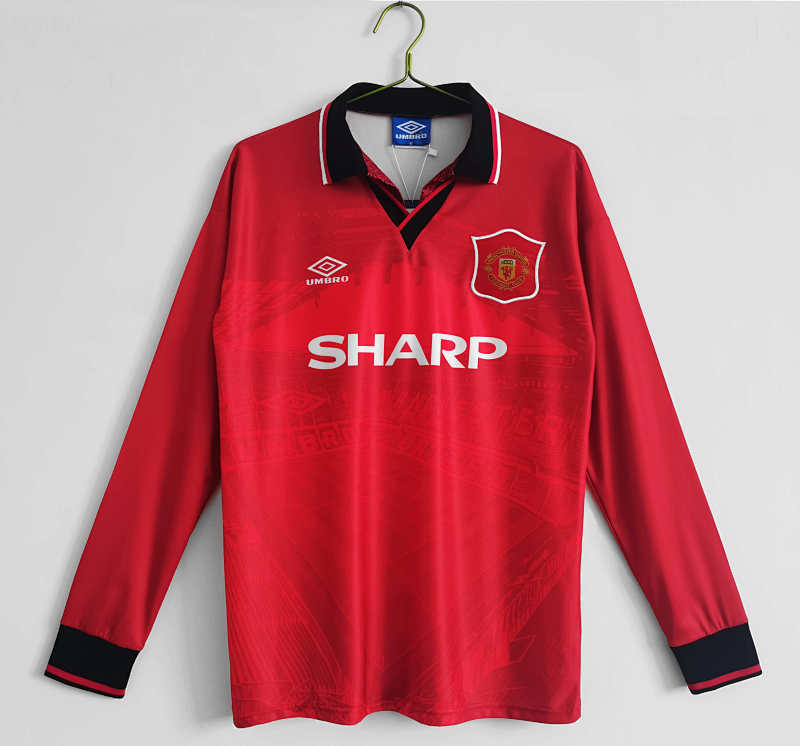 Manchester United Home Long Sleeved Retro Fan Version
