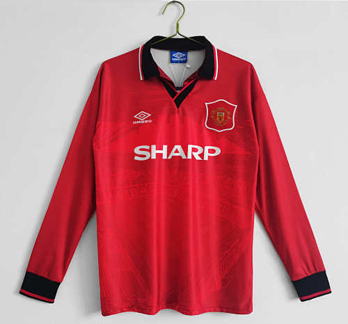 Manchester United Home Long Sleeved Retro Fan Version