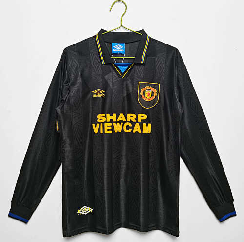 Manchester United Away Long Sleeved Retro Fan Version