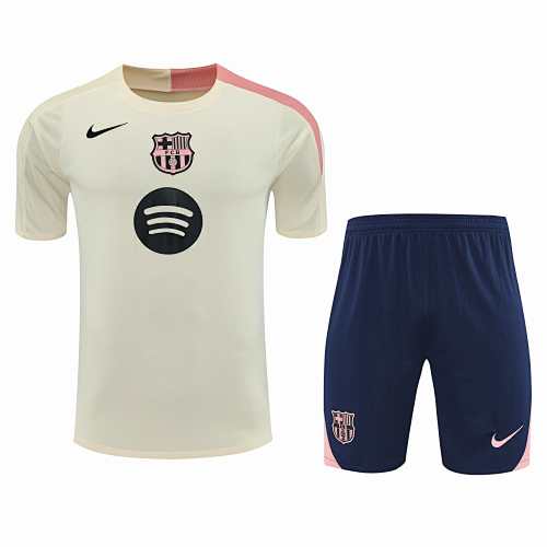 FC Barcelona Barça Training Clothes Suit Short Sleeve Fan Version
