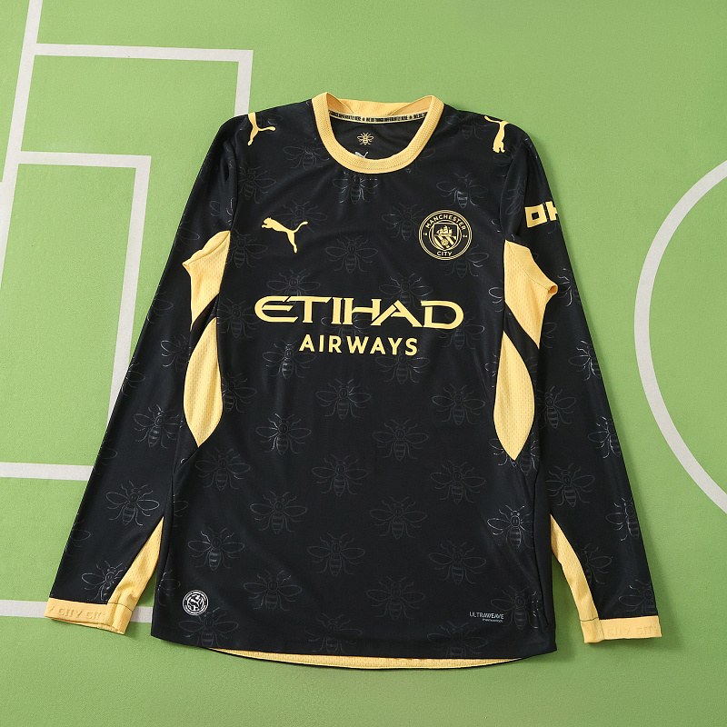 Manchester City F.C. Away Long Sleeves Player Version