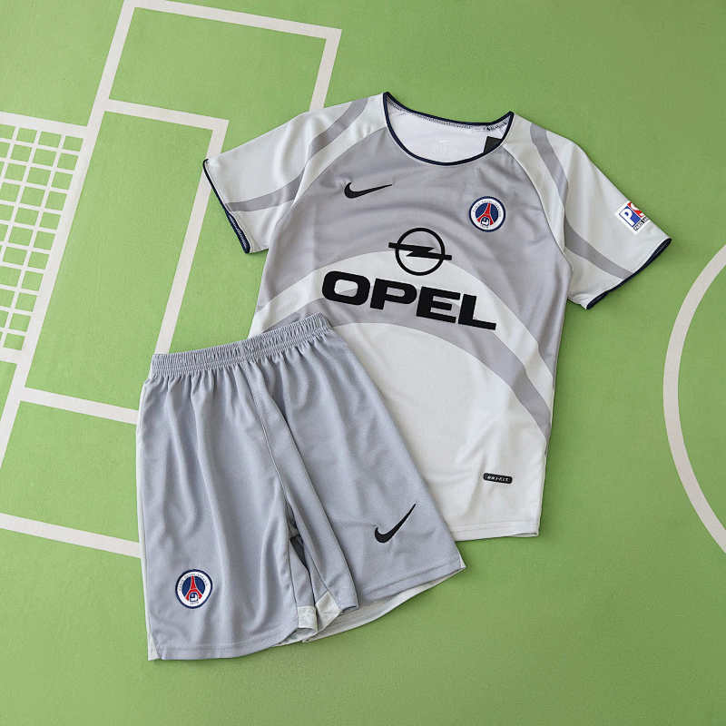Paris Saint-Germain F.C. Away Retro Kids Kit