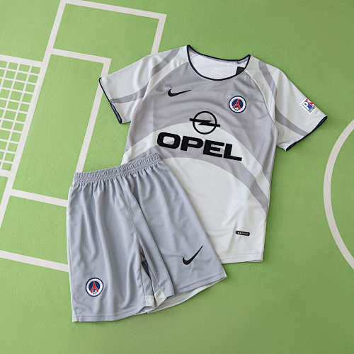 Paris Saint-Germain F.C. Away Retro Kids Kit