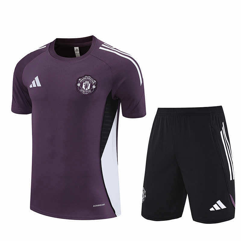 Manchester United F.C. Training Clothes Suit Short Sleeve Fan Version