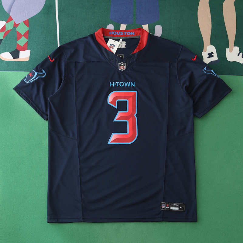 Houston Texans Dark Blue 3th Generation 3 Dell
