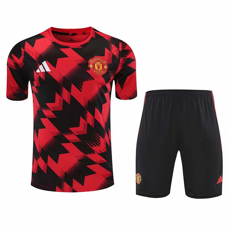 Manchester United F.C. Training Clothes Suit Short Sleeve Fan Version