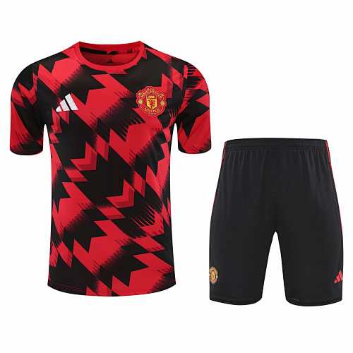Manchester United F.C. Training Clothes Suit Short Sleeve Fan Version